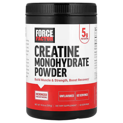 orce Factor Creatine Monohydrate Powder | Micronized | Unflavored